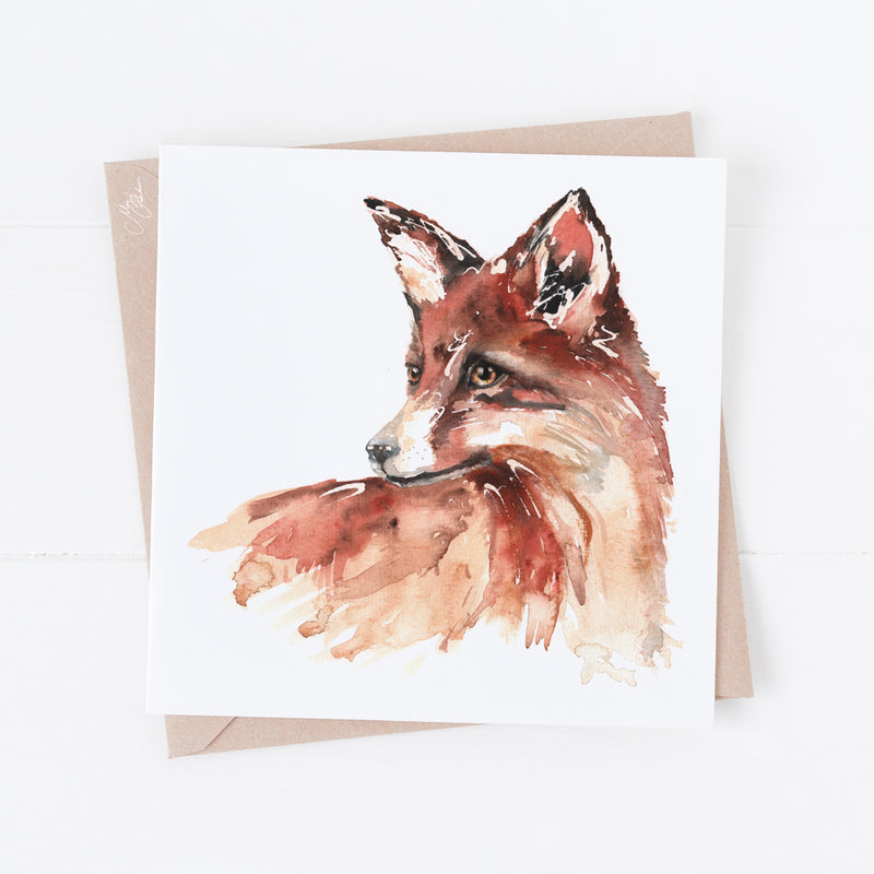 Fox Greeting Card