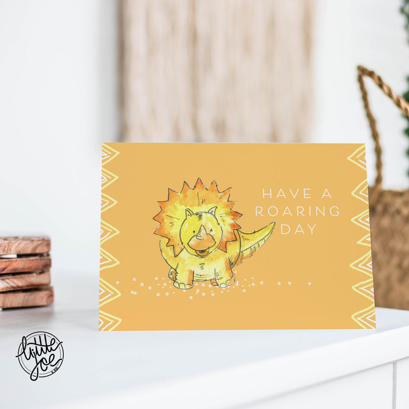 Have a Roaring Day Dinosaur Card