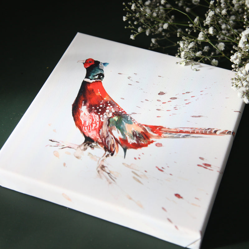 Pheasant Design Watercolour Canvas