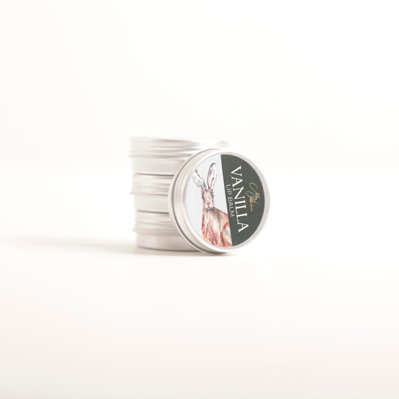 Vanilla Lip Balm With Hare Design