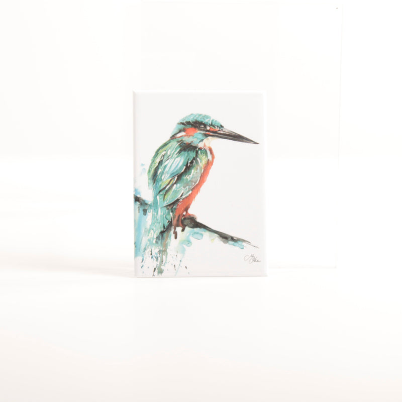 Kingfisher Watercolour Design Magnet