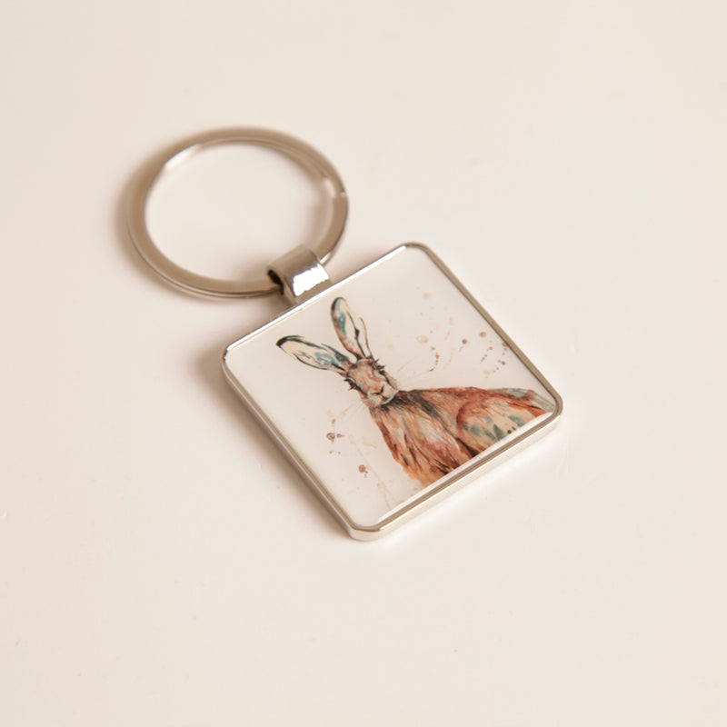 Hare Design Keychain with Gift Box