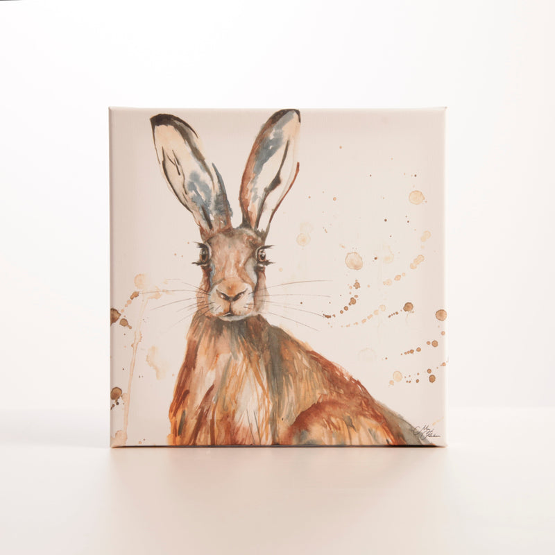 Hare Watercolour Canvas