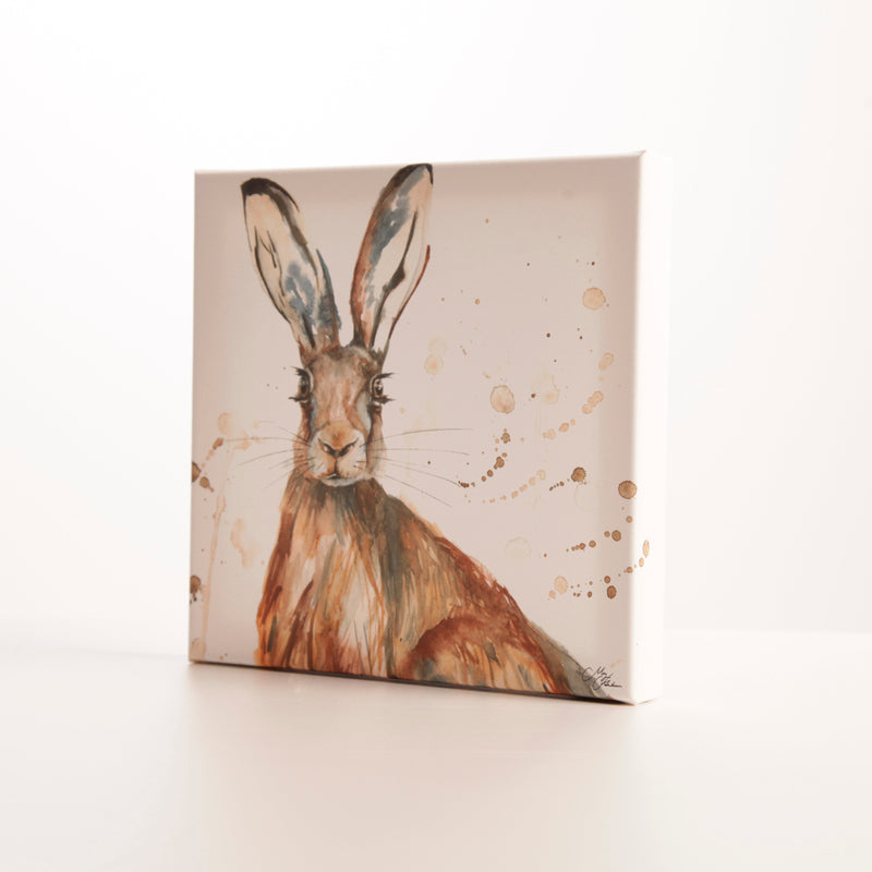 Hare Watercolour Canvas