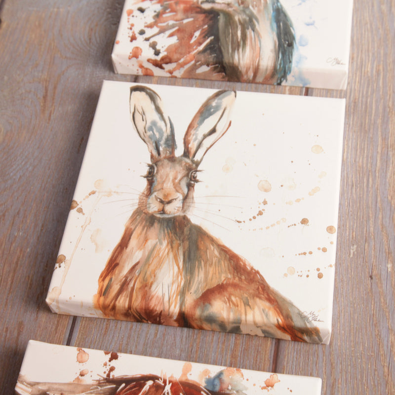Hare Watercolour Canvas