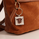 Highland Cow Keychain