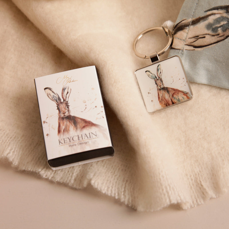 Hare Design Keychain with Gift Box