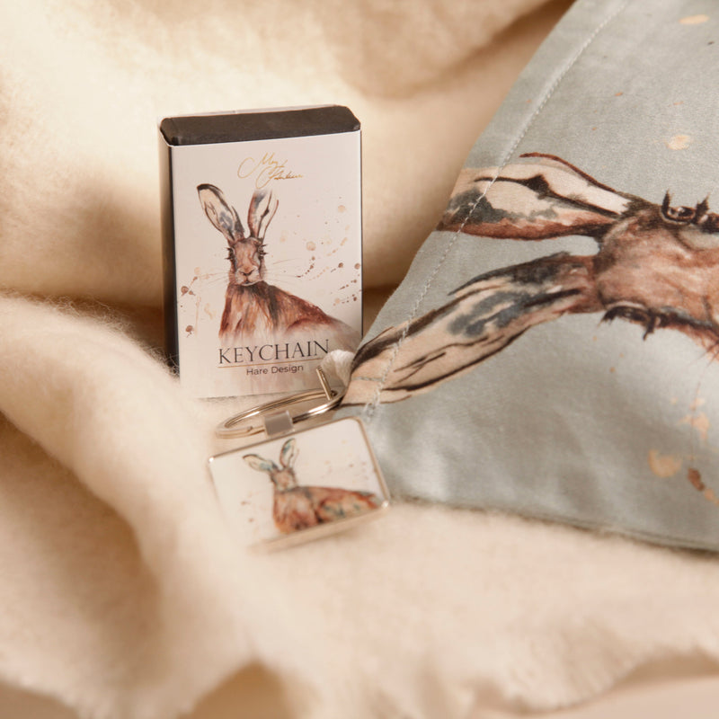 Hare Design Keychain with Gift Box