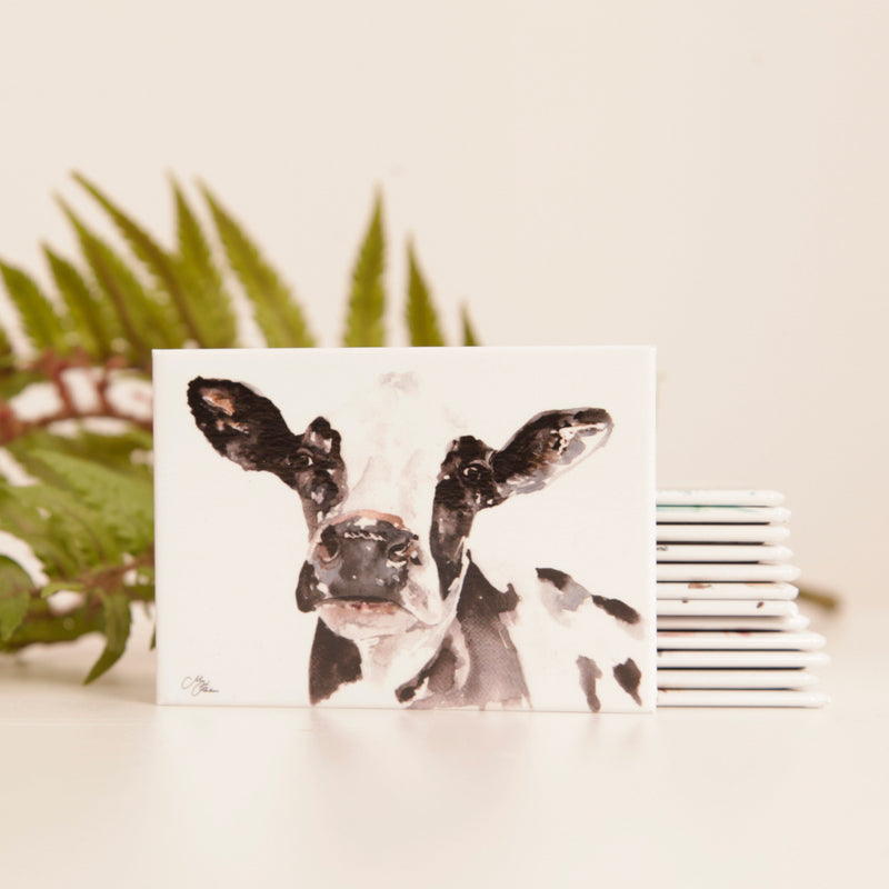 Friesian Cow Watercolour Design Magnet