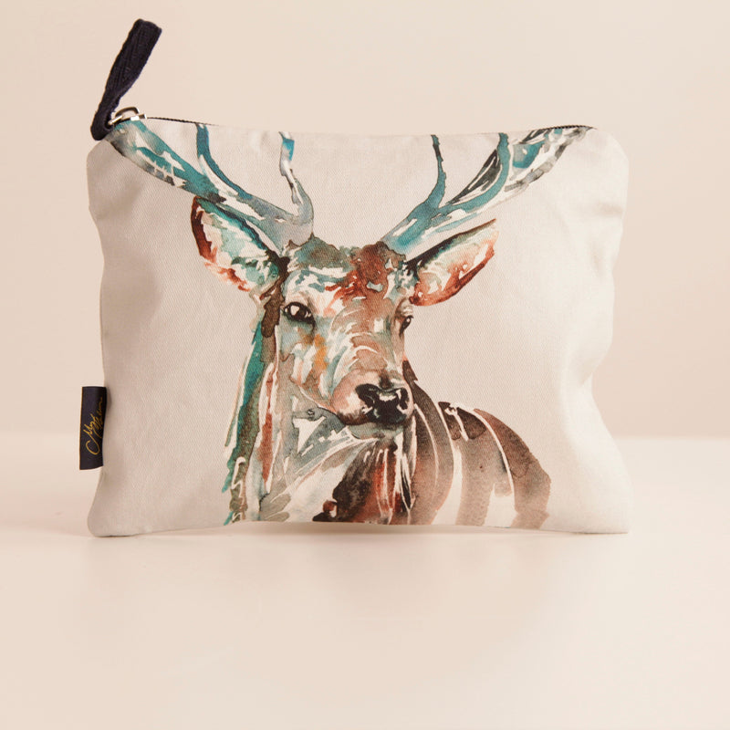 Stag Cotton Cosmetic Bags