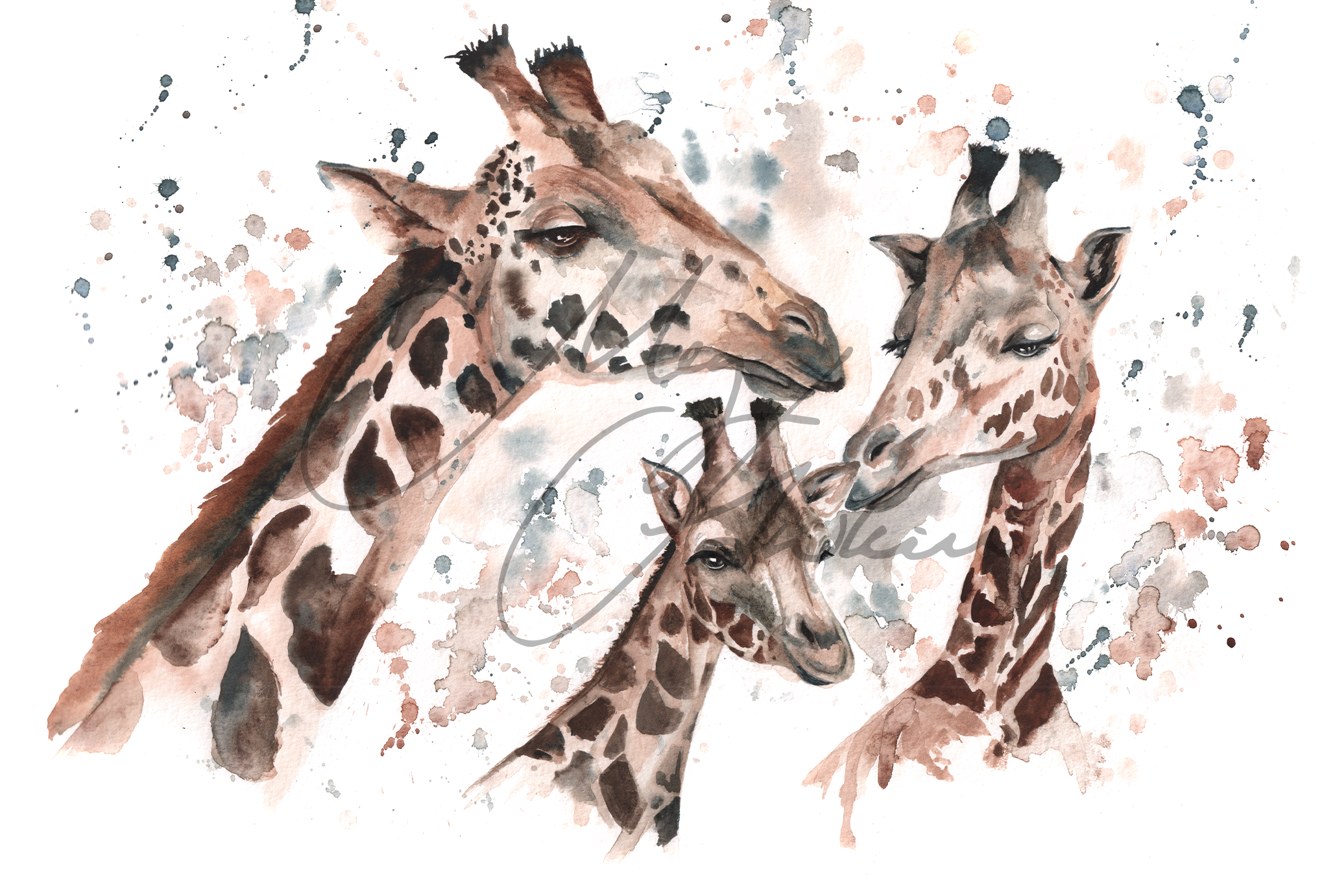 Giraffe Design Splashback