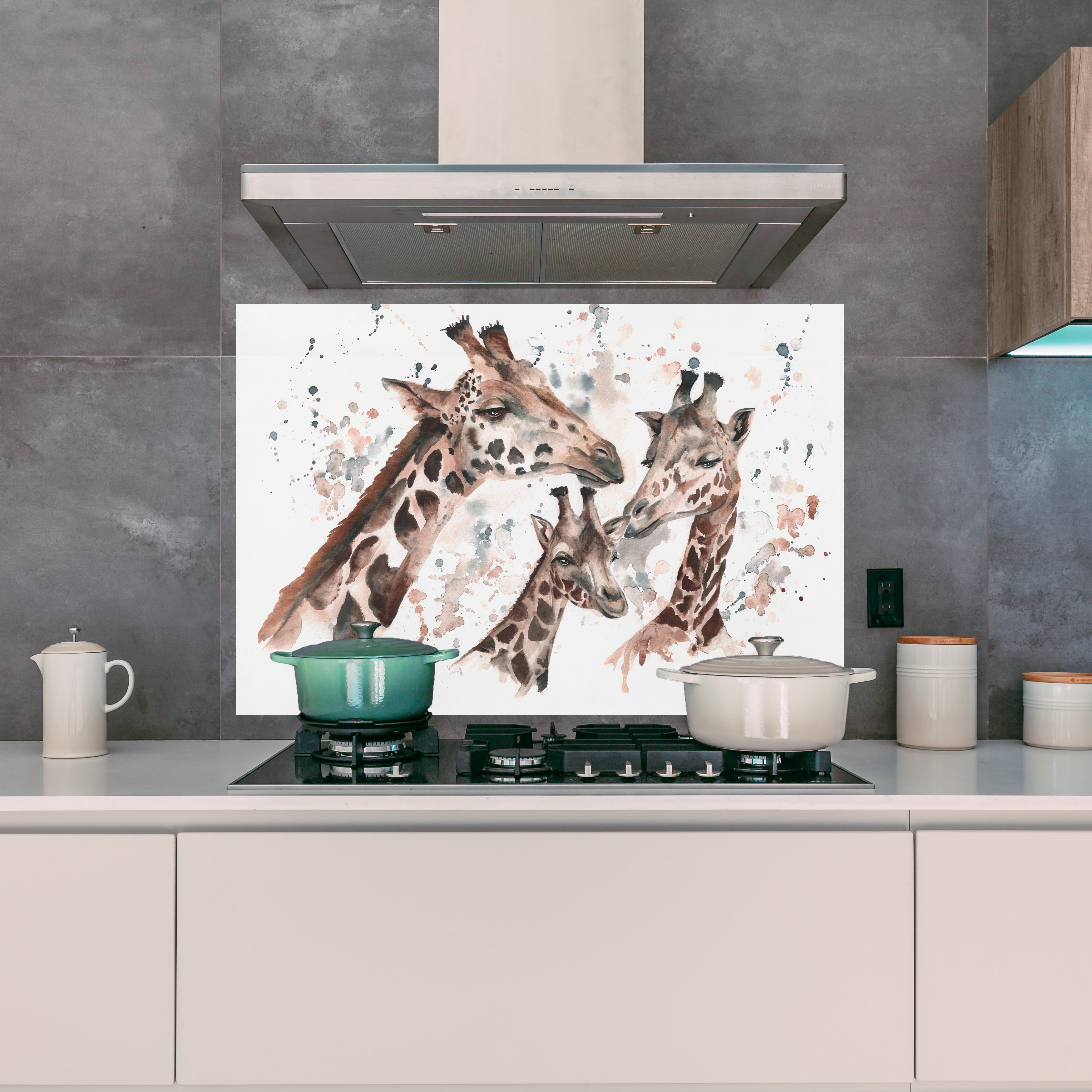 Giraffe Design Splashback