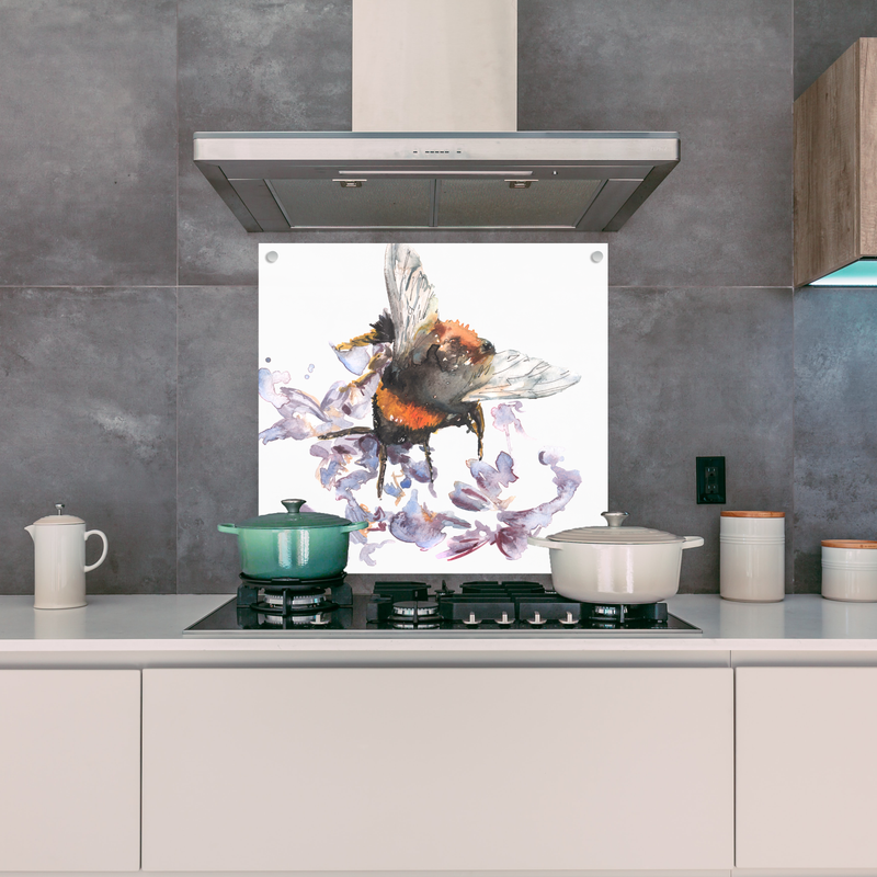 Bee Design Splashback By Meg Hawkins