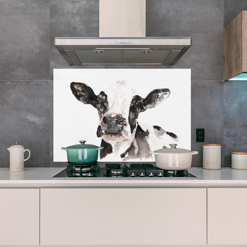 Friesian Cow Design Splashback