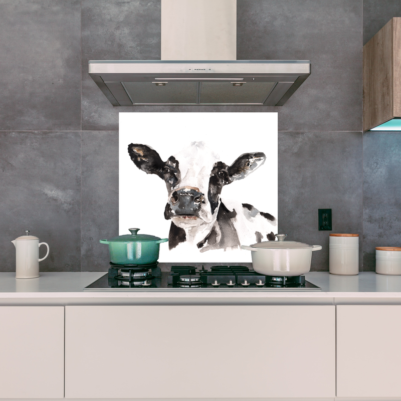 Friesian Cow Design Splashback