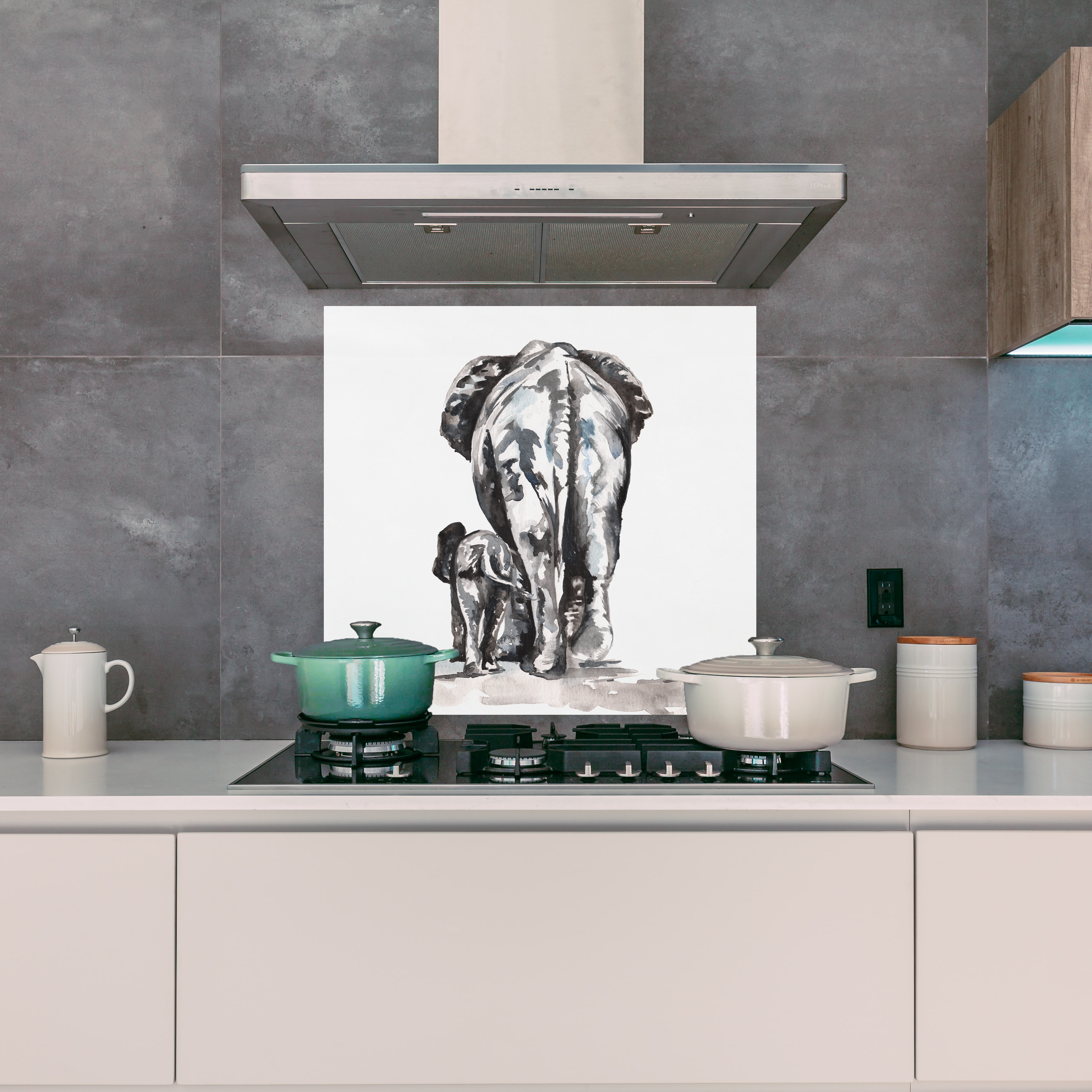 Elephant Design Splashback