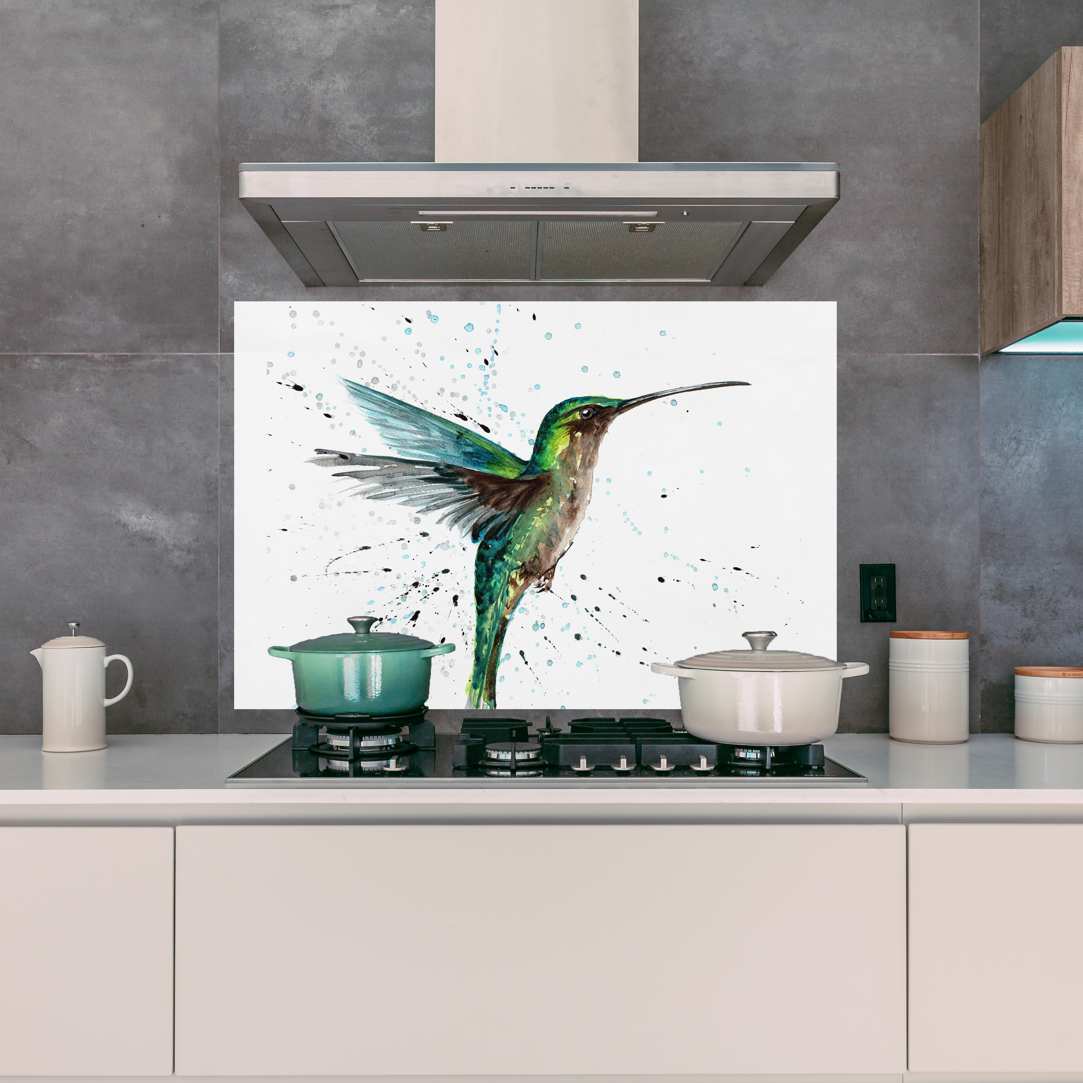 Hummingbird Design Splashback