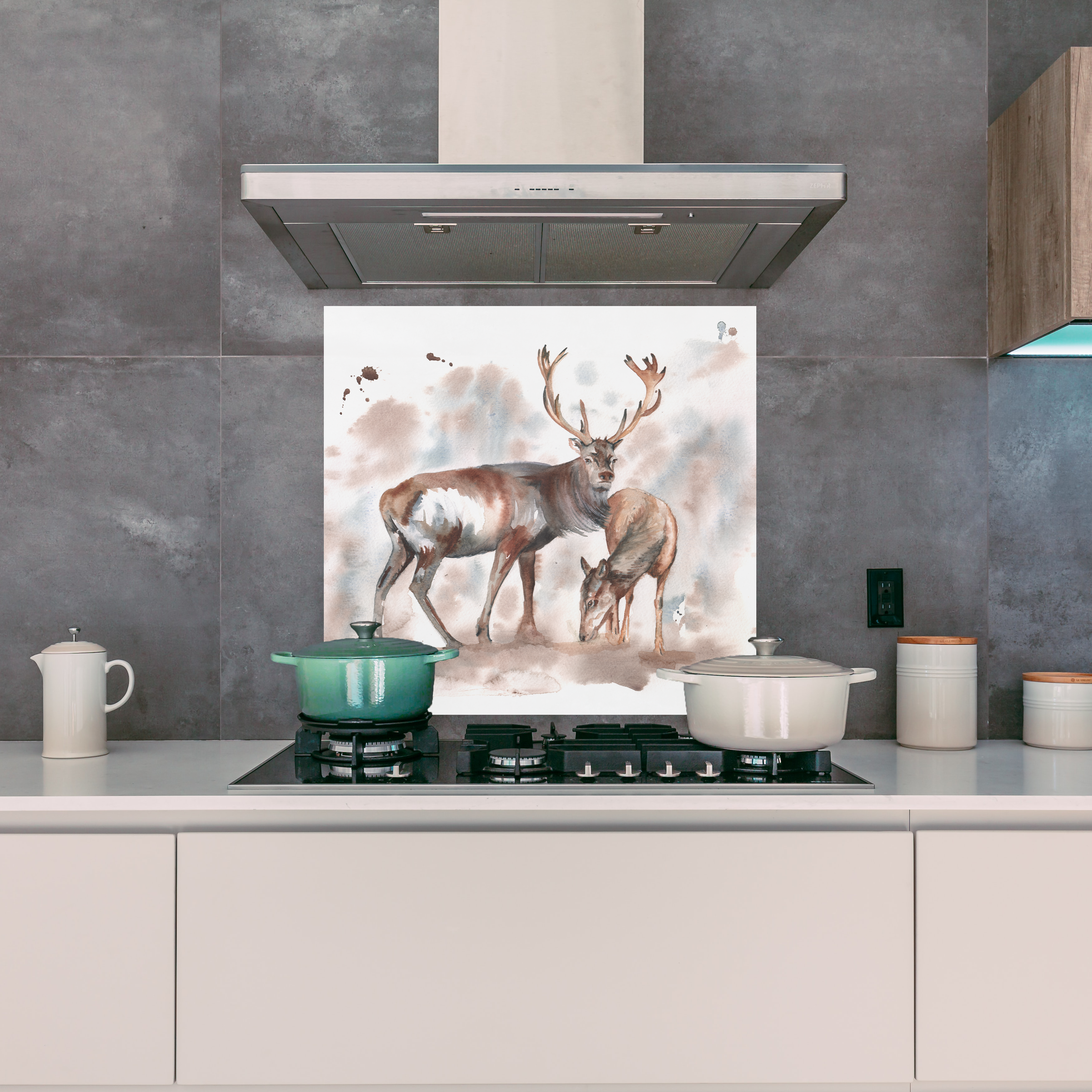 Stag and Doe Design Splashback