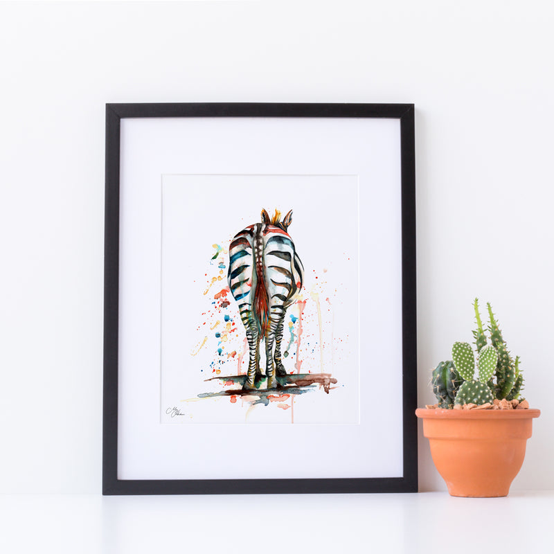MultiWater colour A4 Mounted print with 14 x 11" Mount (Frame not included) By Meg Hawkins 