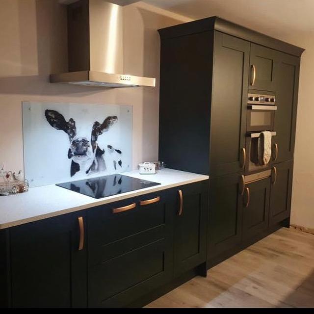 Friesian Cow Design Splashback