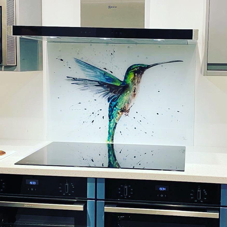 Hummingbird Design Splashback