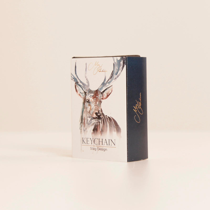 Stag Keychain with Gift Box