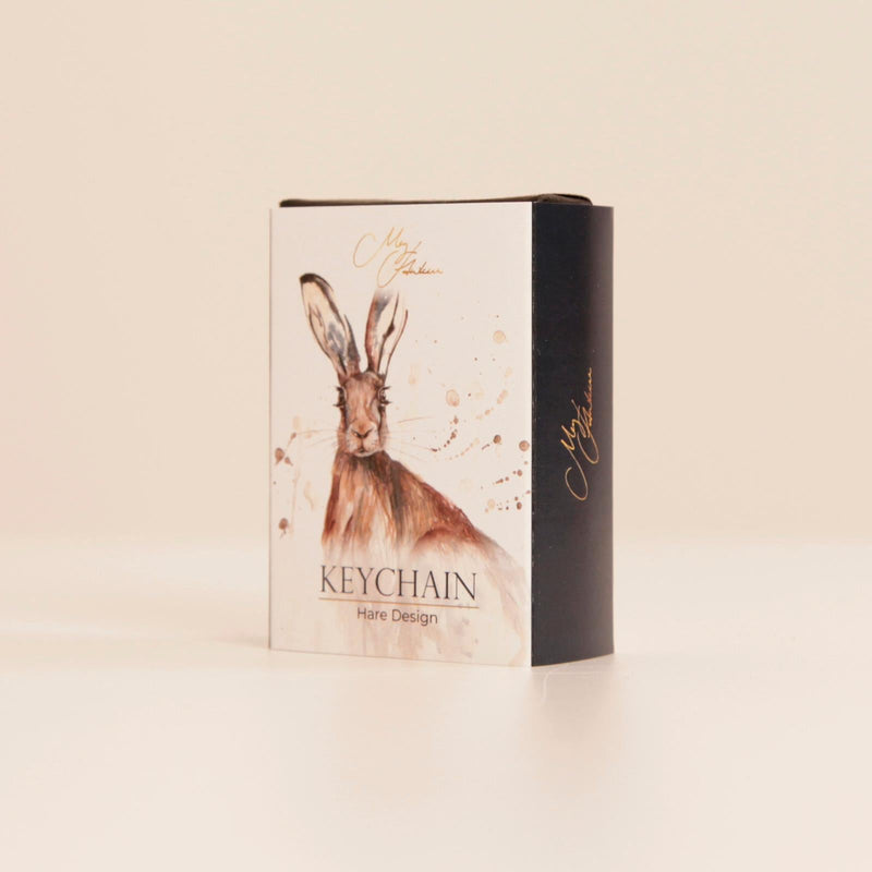 Hare Design Keychain with Gift Box