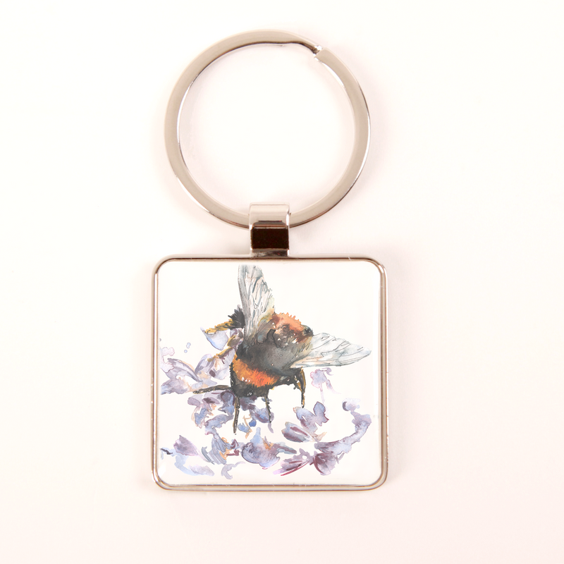 Bee Design Keychain with Gift Box